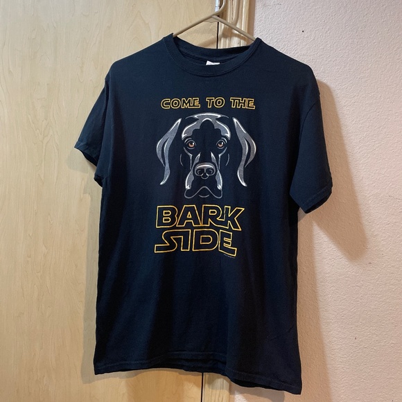 Gildan Other - Adult Medium Dog Lover T-Shirt Come to the Bark Side humor funny shirt